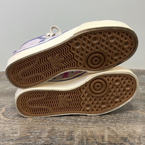 Adidas Women's Nizza Platform Mid -Almost Pink / Pulse Lilac / Wonder White 7 - Picture 7 of 9